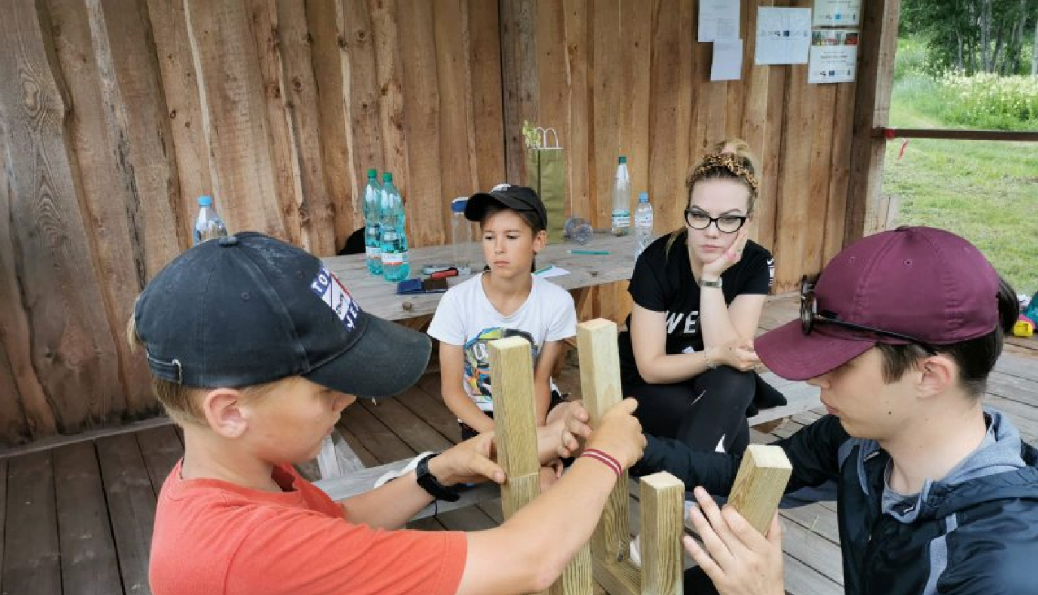 Ķeipenes pagastā izveidota jauna nometņu vieta un aktivitāšu laukums