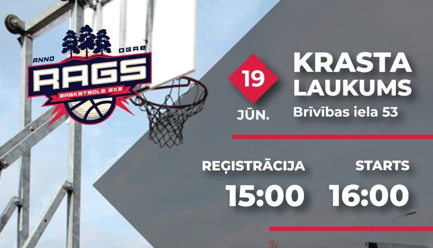 Šodien Ogrē norisināsies basketbola turnīra “Ogres RAGS” 1. posms