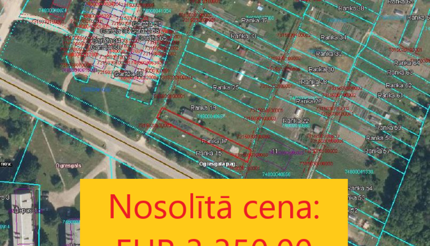 Nekustamais īpašums “Ranka 17” Ogresgala pagastā