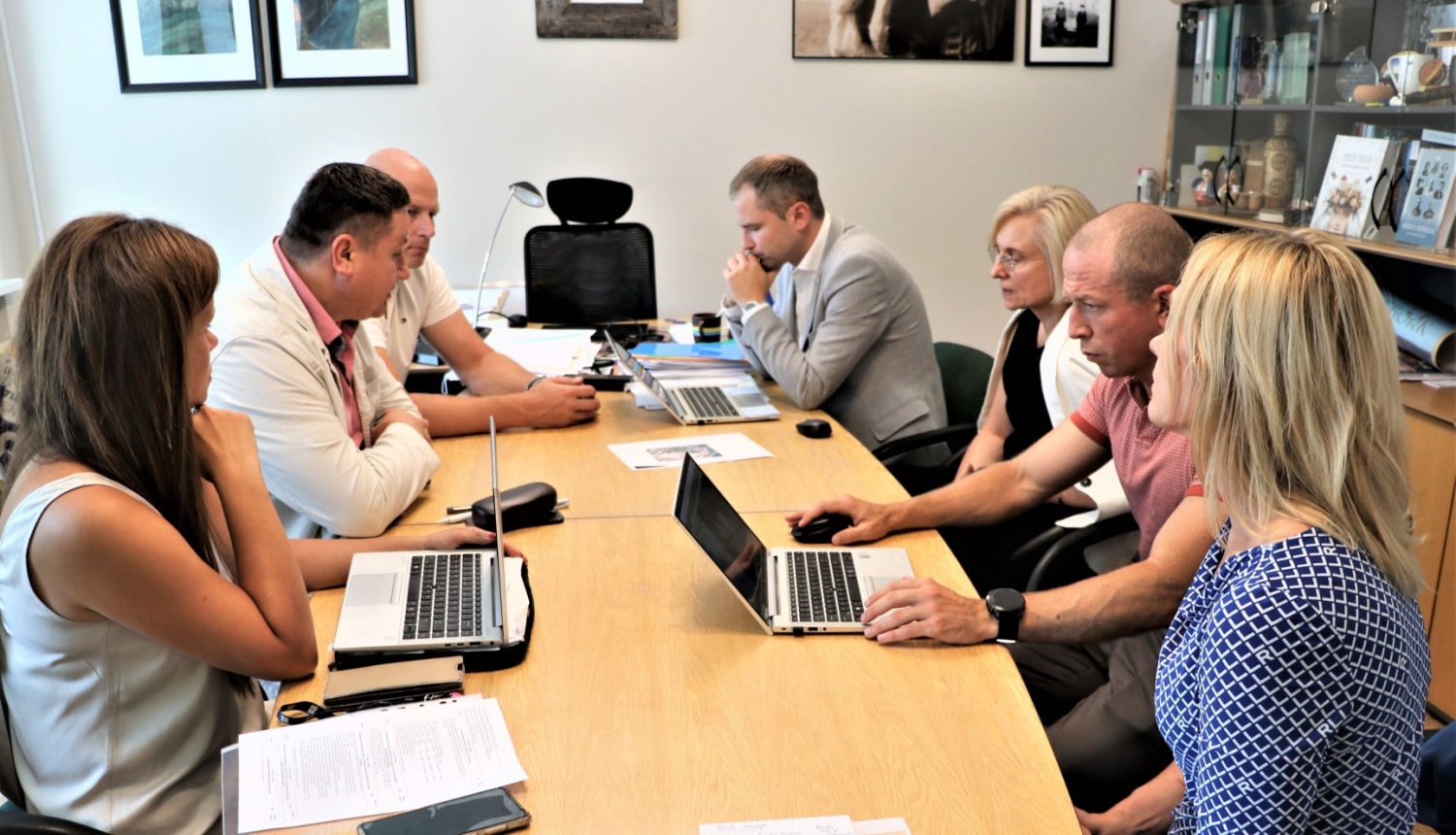 Tikšanās ar SIA “Plesko Real Estate” pārstāvjiem. 15.08.2023.