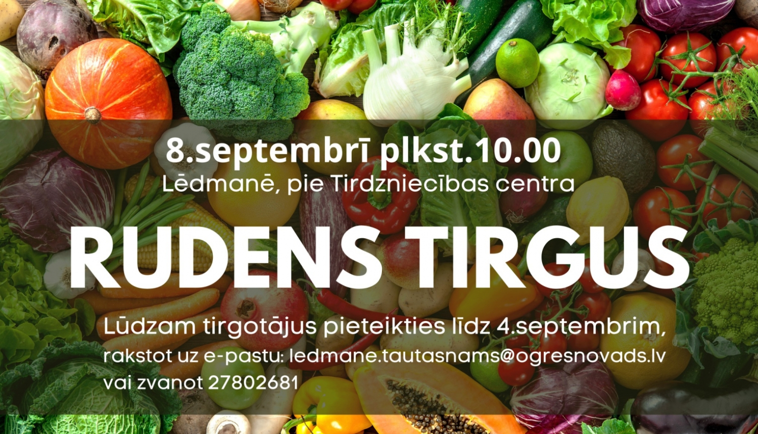 Rudens tirgus Lēdmanē 08.09.2024.