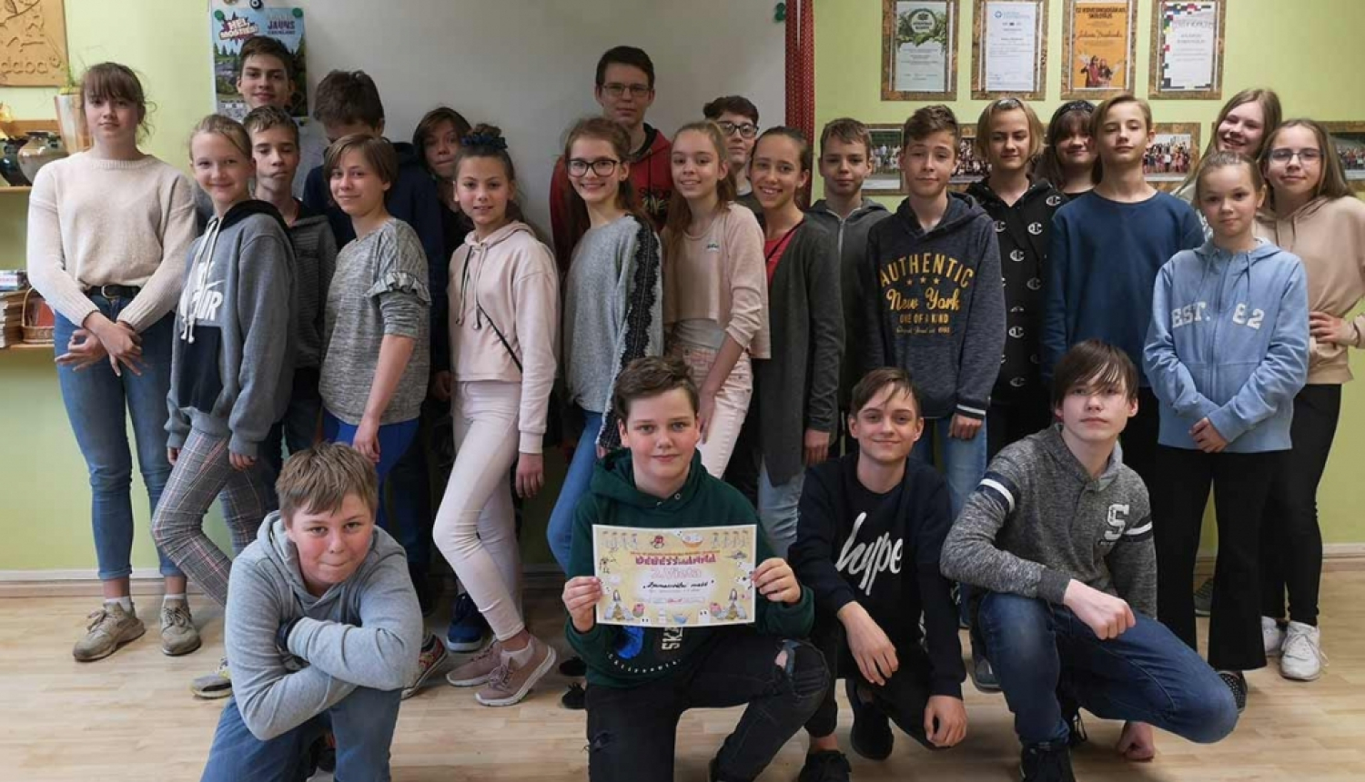 Ogres sākumskolas 6.b klasei 2. vieta animācijas filmu konkursā