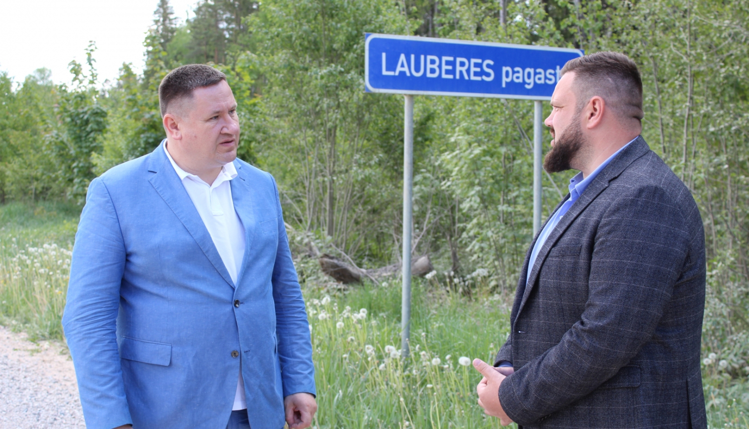 Satiksmes ministra J.Vitenberga vizīte Ogres novadā. 29.05.2023. 