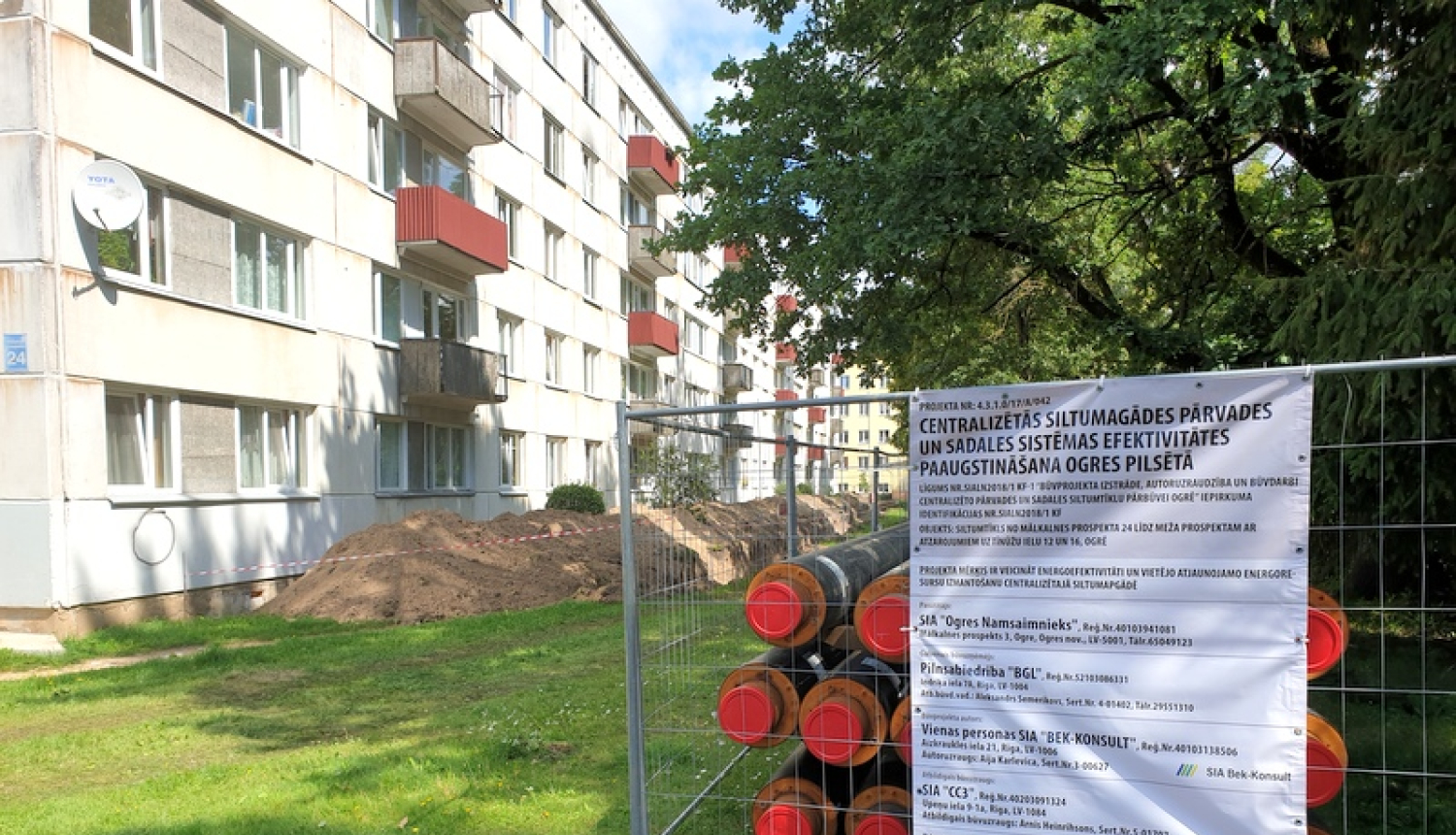 Ogrē tiek paaugstināta siltumapgādes efektivitāte
