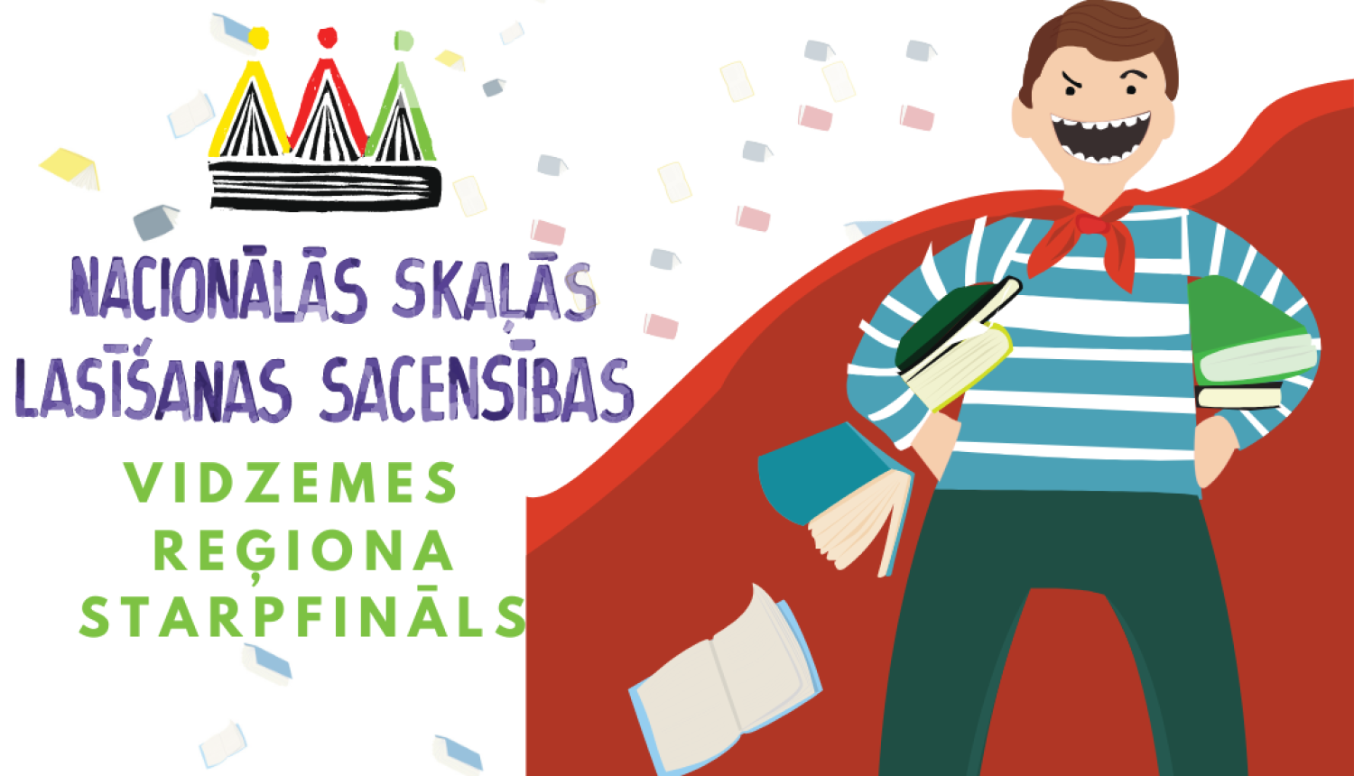 Skaļās lasīšanas sacensības Vidzemes reģiona starpfināls 06.09.2024.