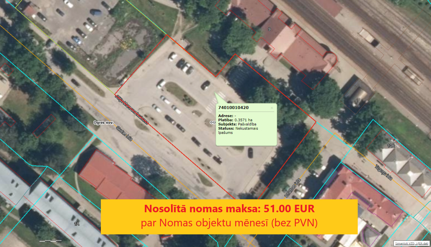 Noslēgusies izsole Skolas ielā 2b Ogrē