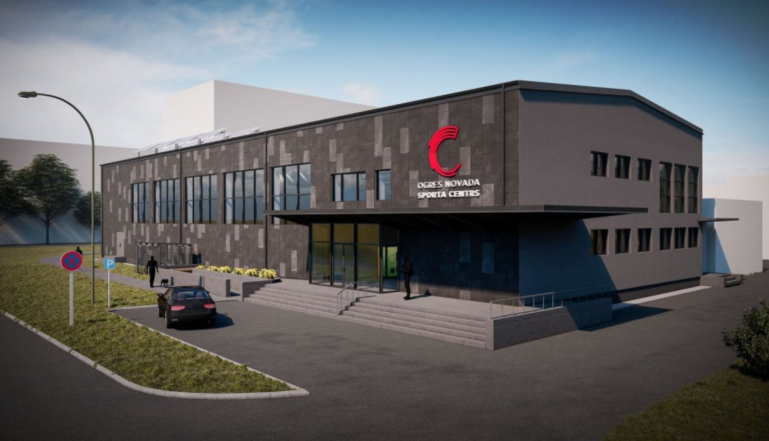 Sporta centra ēka