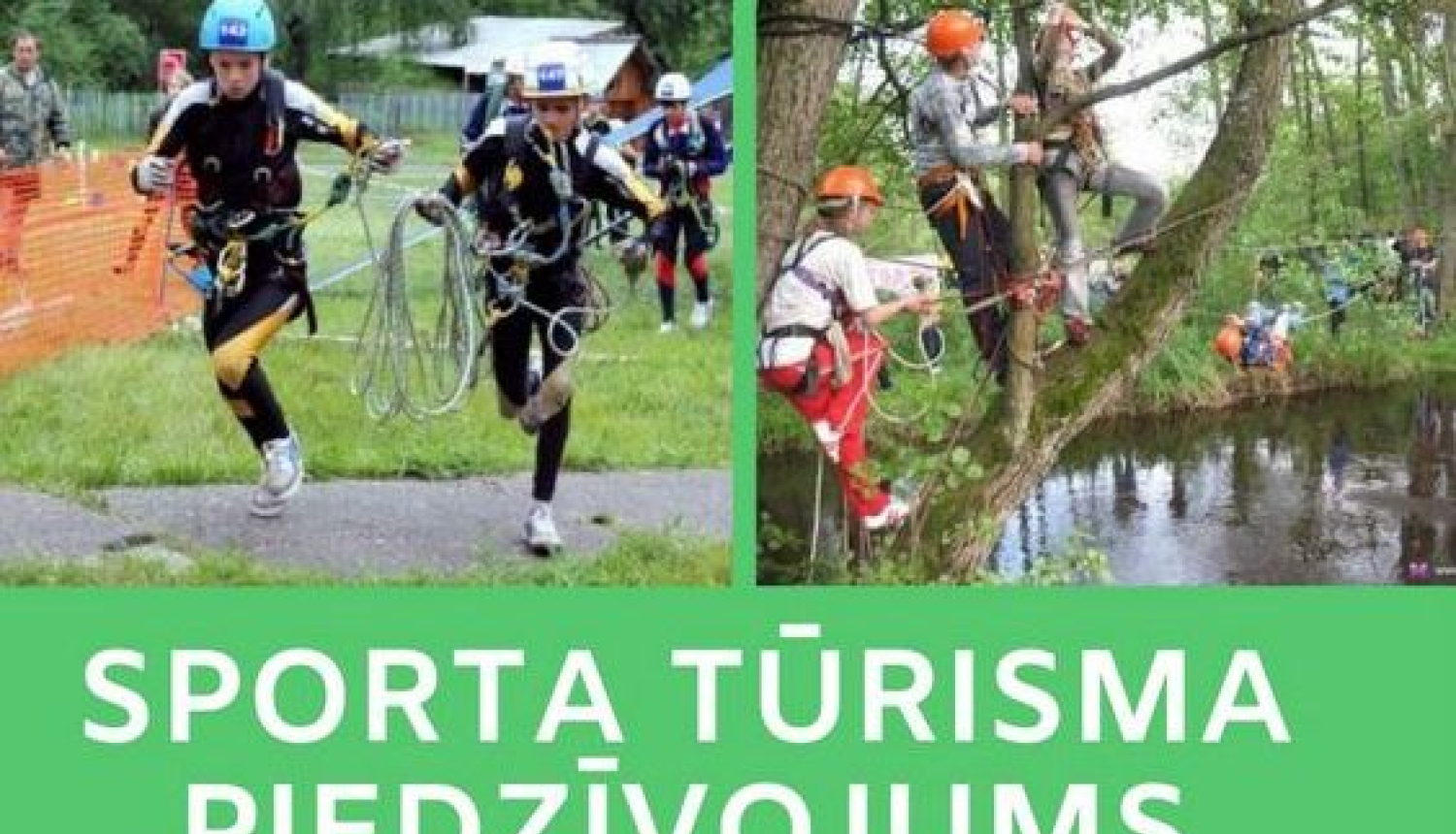 Sporta tūrisma piedzīvojums Ogres Zilajos kalnos