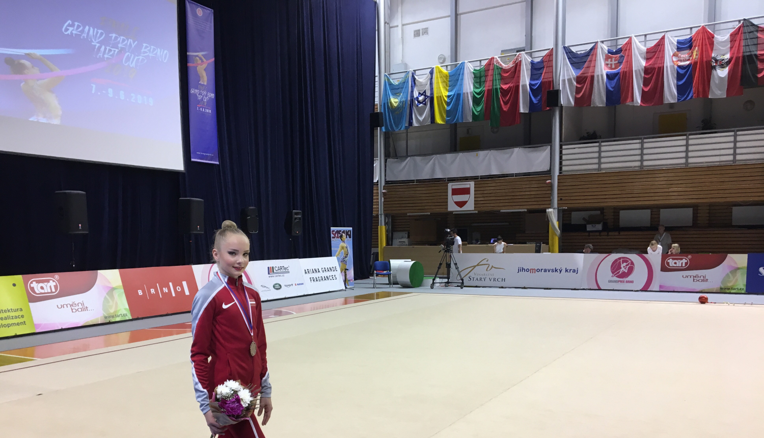 Stepulāne uz goda pjedestāla sacensībās Čehijā