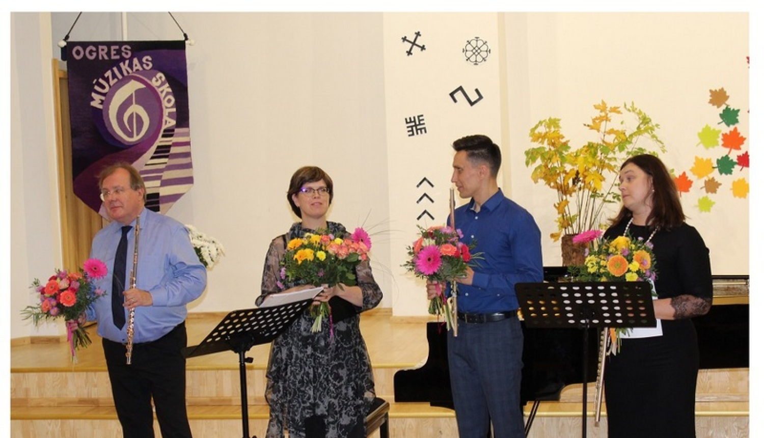 Ogres Mūzikas skolā pulcējas Latvijas labākie jaunie flautisti