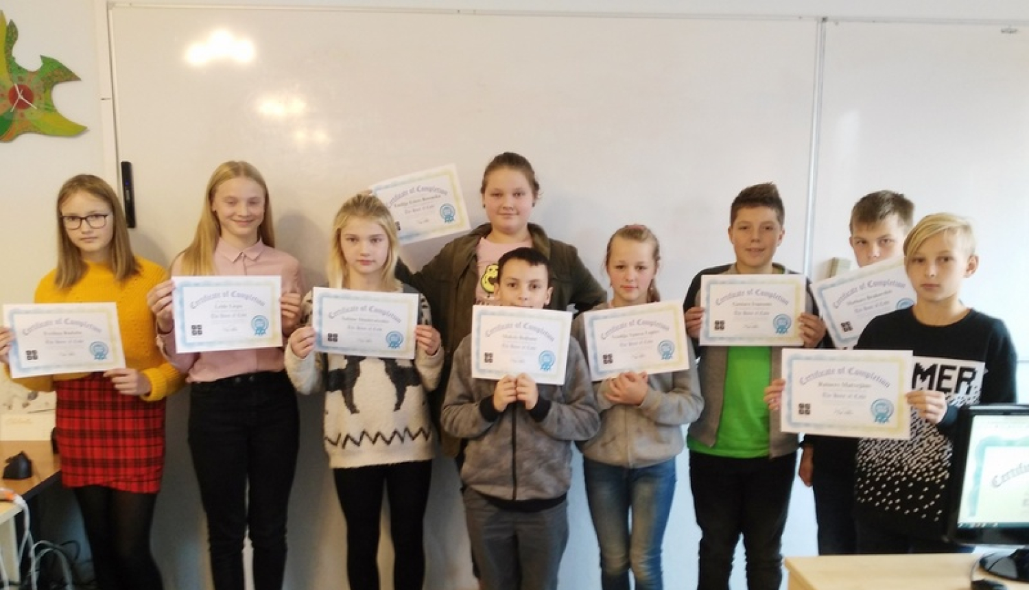 Eiropas Programmēšanas nedēļa Suntažu vidusskolā