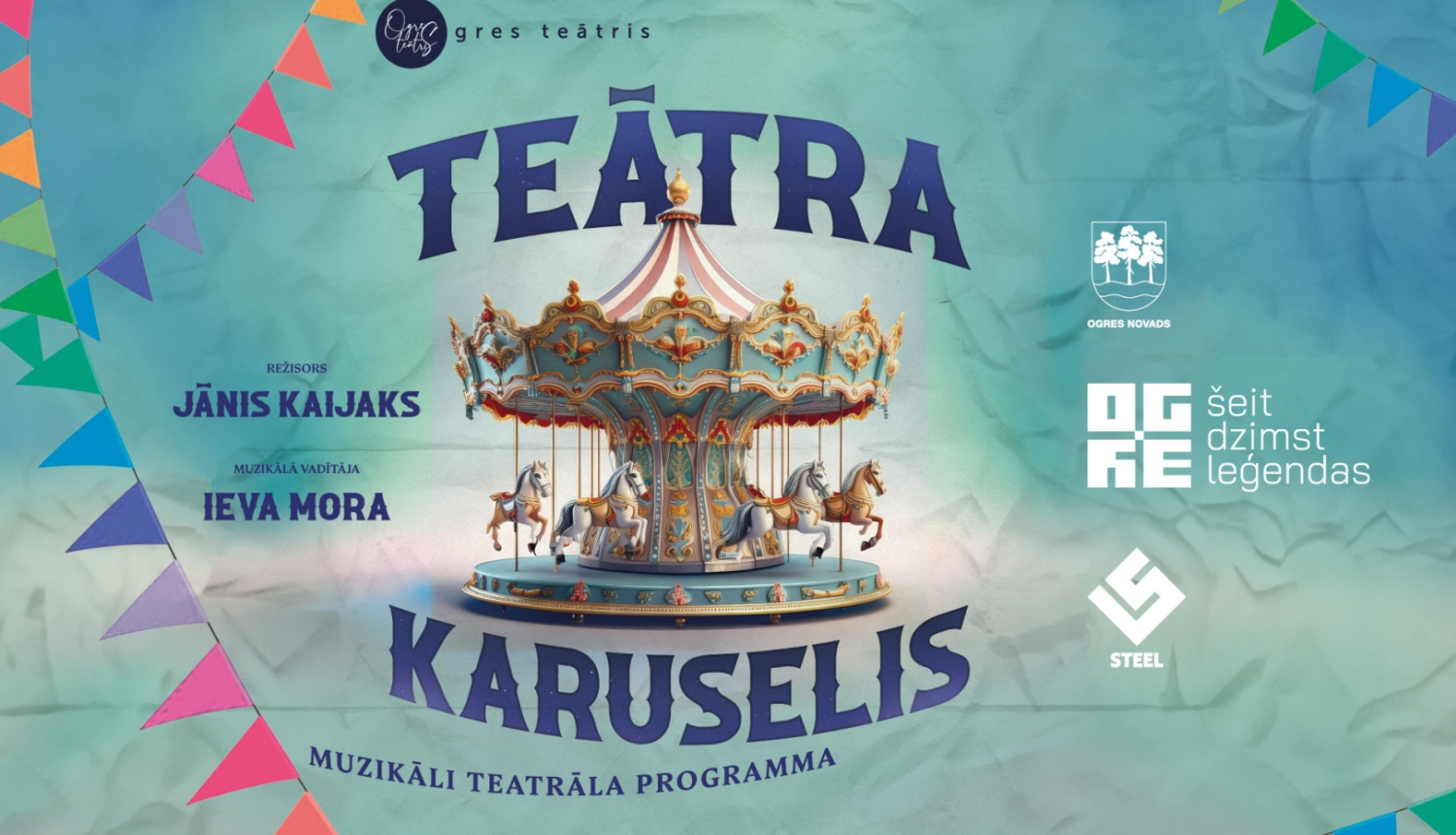 Afiša - Teātra karuselis pilsētas svētku ietvaros
