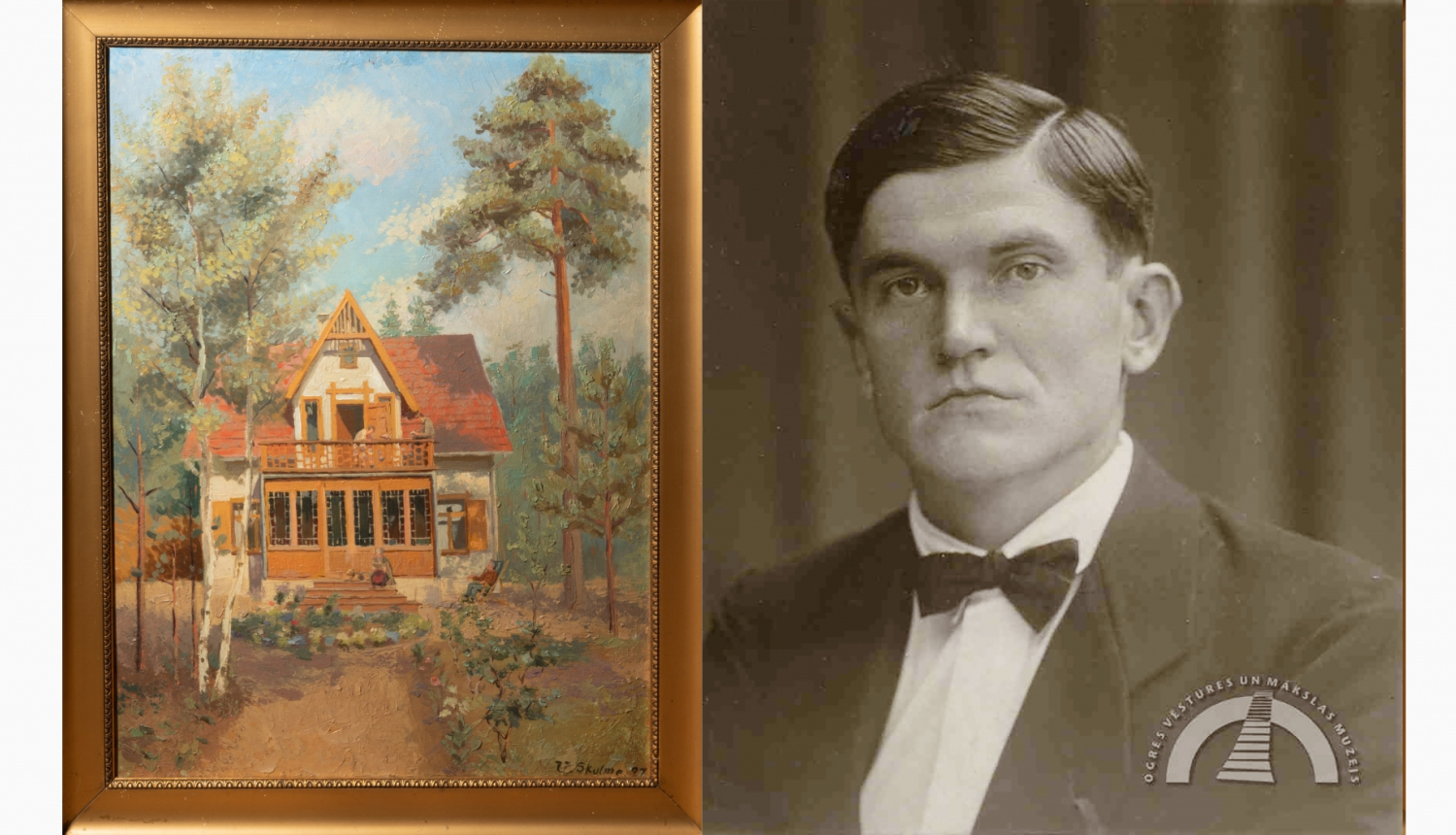 Uga Skulme un glezna