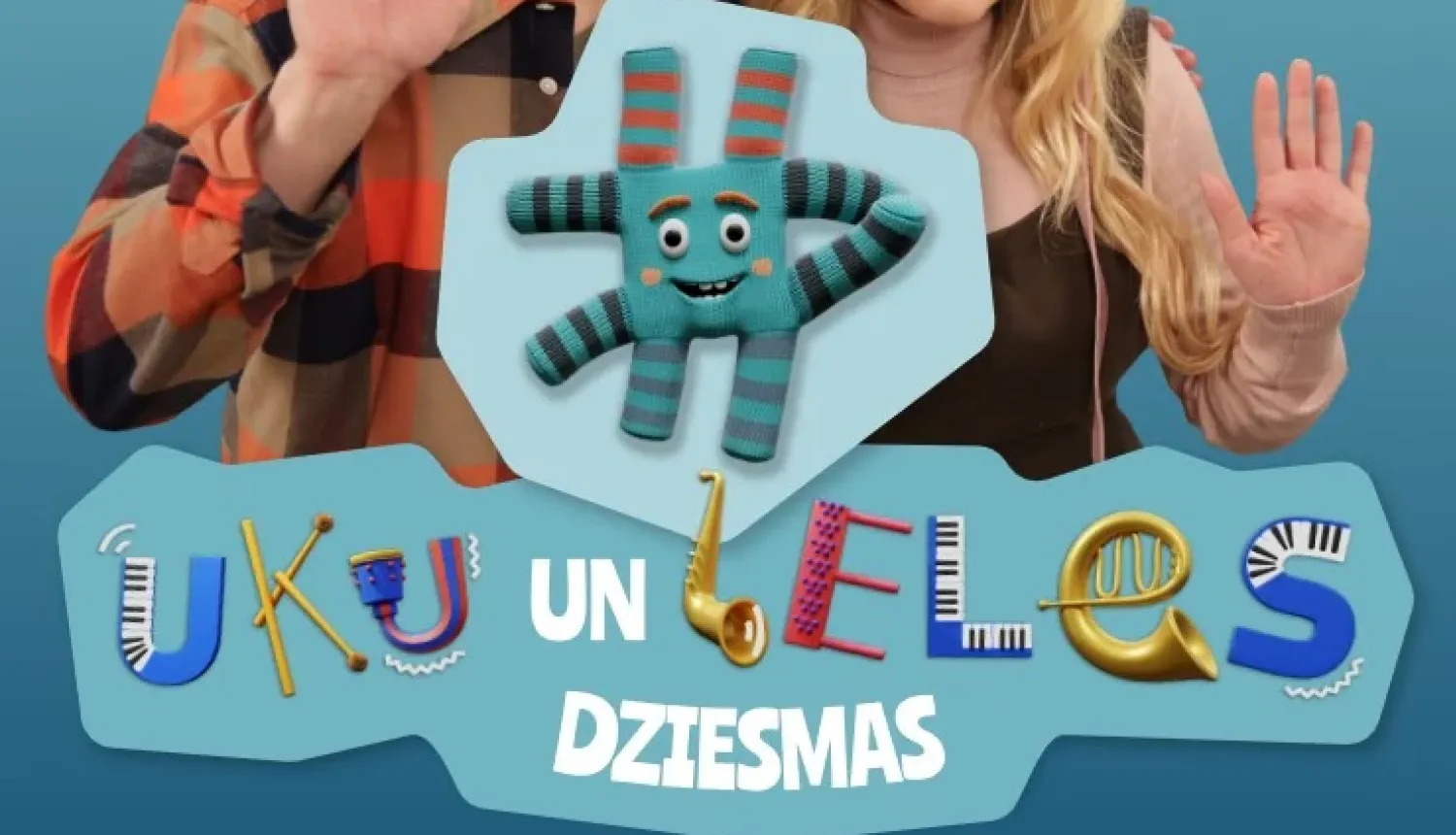 Uku un leles dziesmas, vīrietis ar sievieti fonā