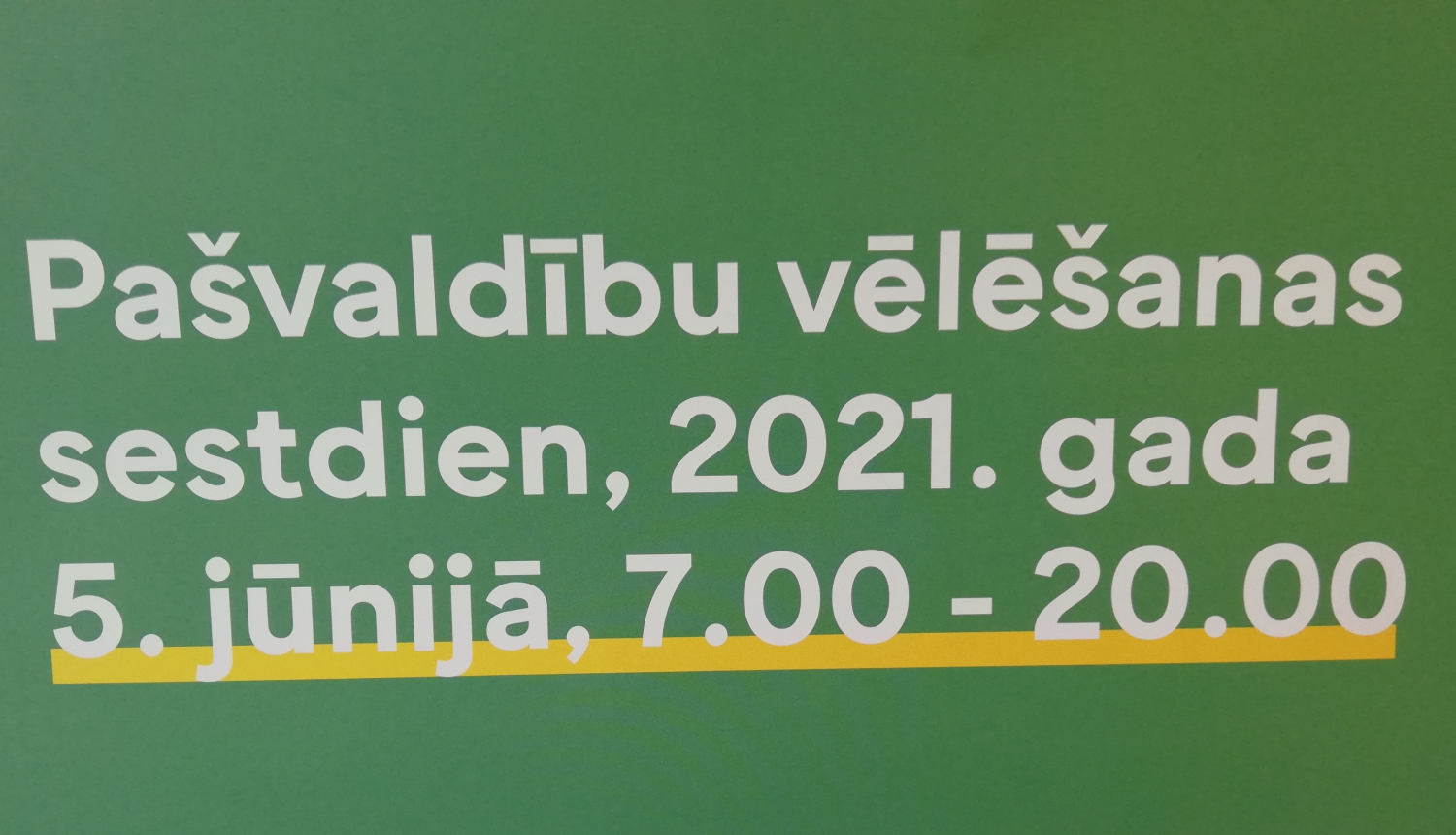 5.jūnijā – pašvaldību vēlēšanas
