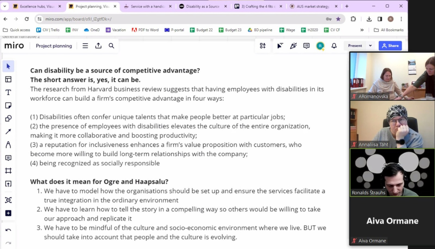 Videokonference projekta “Sociālās uzticēšanās un iekļaušanas veicināšana: pārrobežu pieeja: iespējas cilvēkiem ar īpašām vajadzībām” (TRUST2INTEGRATE) ietvaros 01.2024.