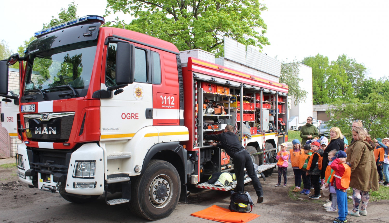 17. maijā VUGD Ogres daļā Atvērto durvju diena
