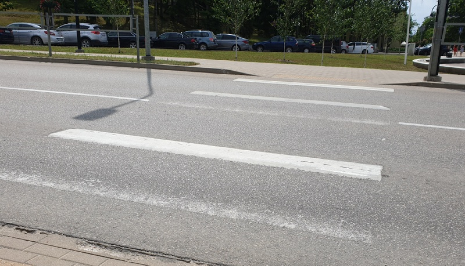 Ogrē tiks atjaunoti ielu horizontālie apzīmējumi