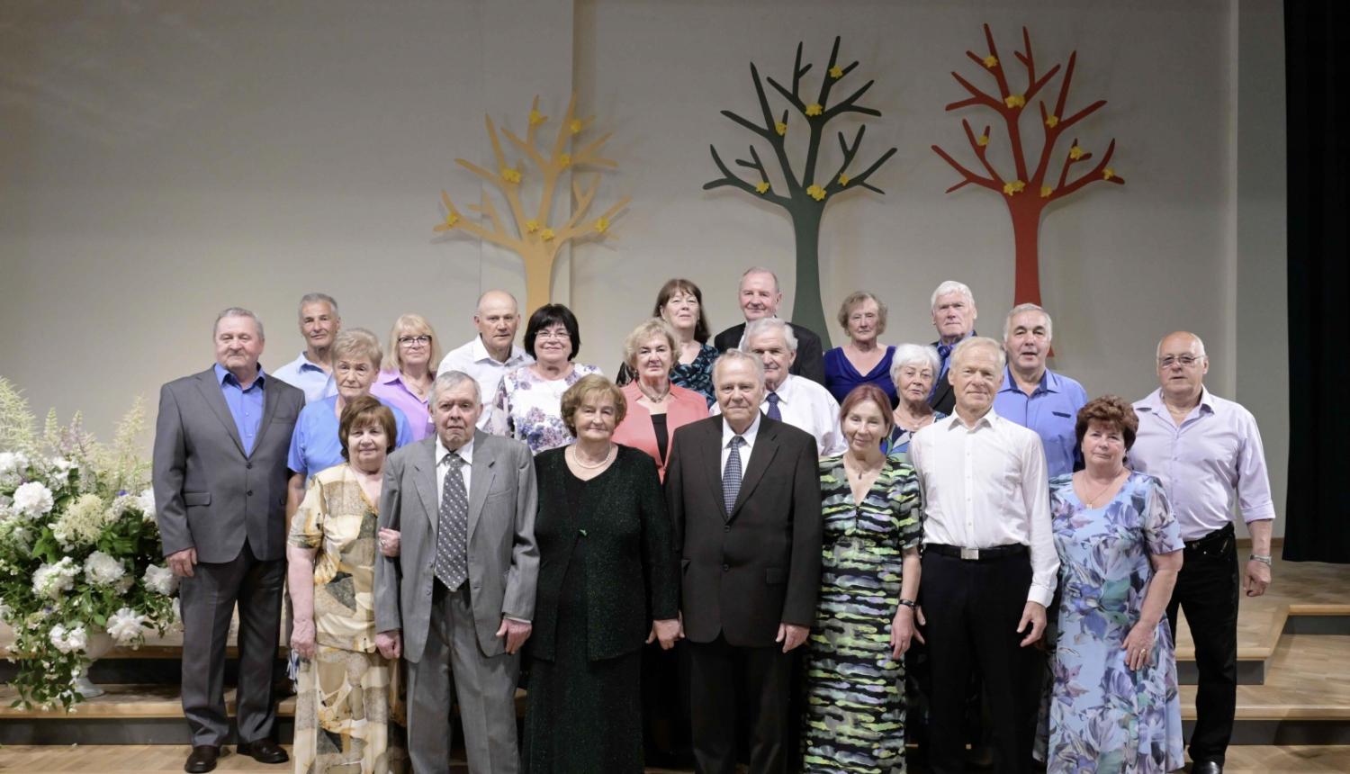 Ogres novada Zelta kāzu pāru kopbilde 31.05.2024