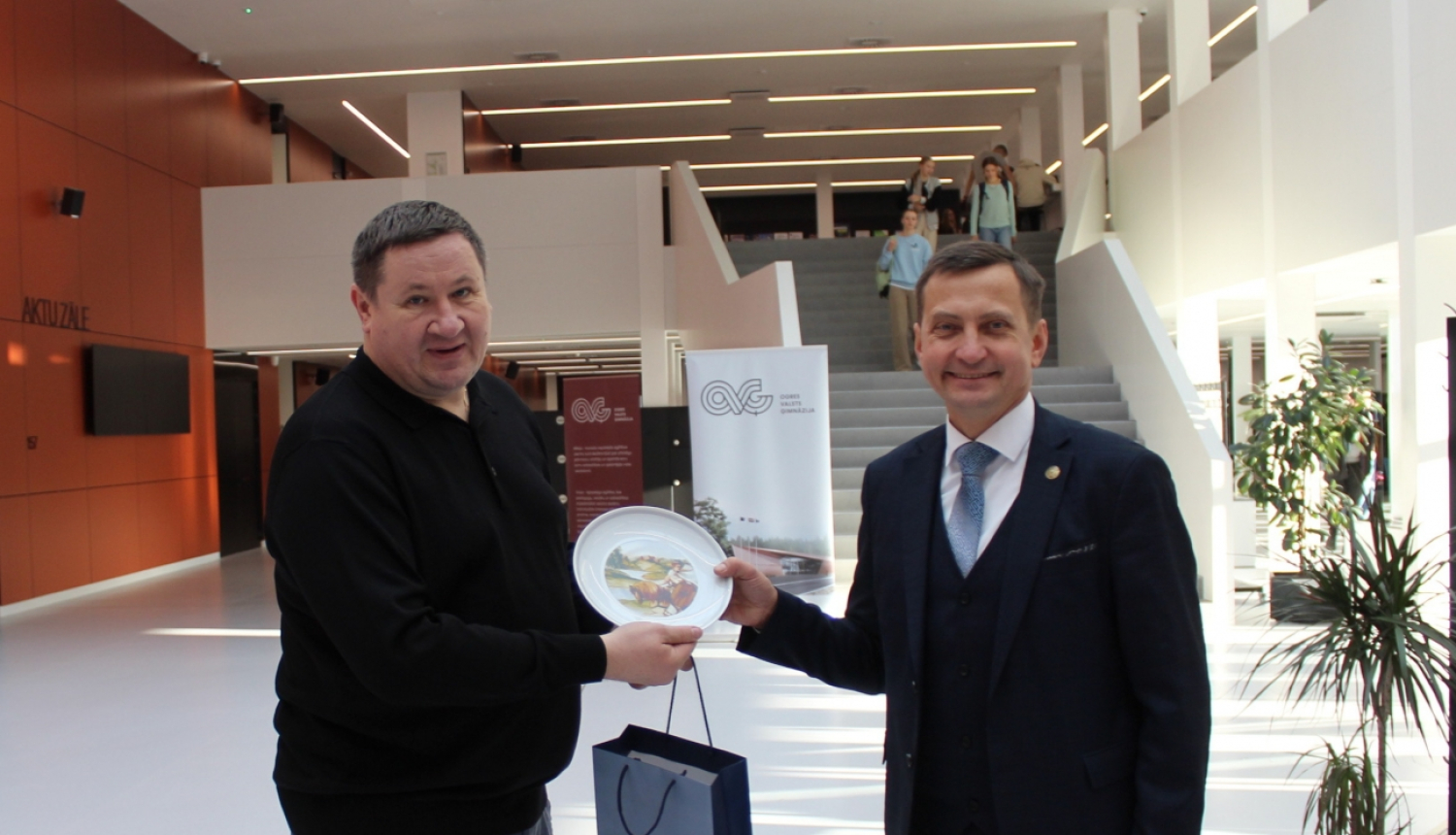 Zemkopības ministrs kopā ar Egilu Helmani 11.2023.