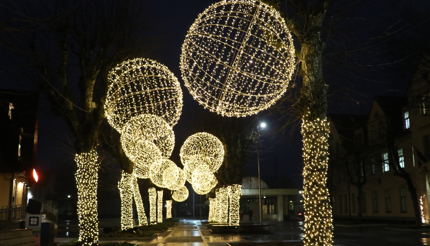 Pieejama karte pilsētas rotājumu apskatei