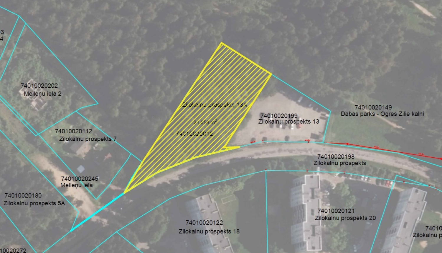 Zemes vienību Zilokalnu prospektā 13A plānots atzīt par pašvaldības īpašumu