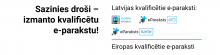 Sazinies ar valsts iestādēm, izmantojot kvalificētu e-parakstu