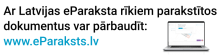 Ar Latvijas Eparaksta rīkiem parakstīto dokumentu pārbaude