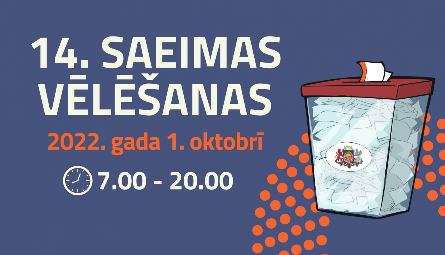 1.oktobrī vēlēsim savas valsts parlamentu