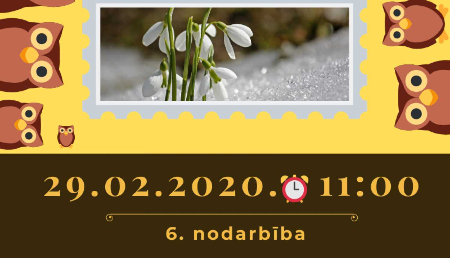 Pūces skoliņas 6. nodarbība 29. februārī