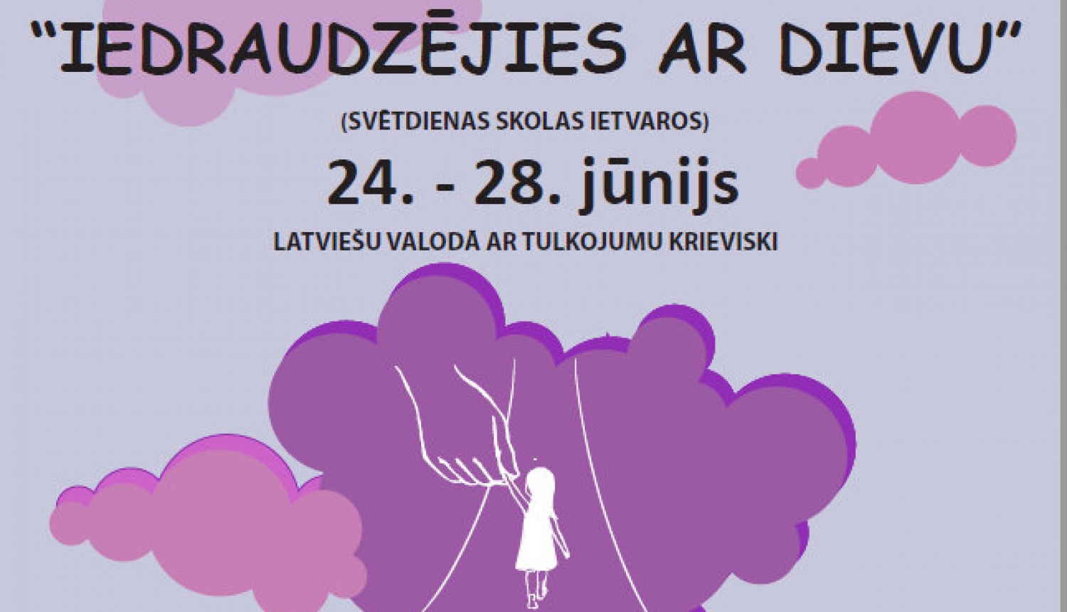 Aicina piedalīties bērnu Bībeles skolā