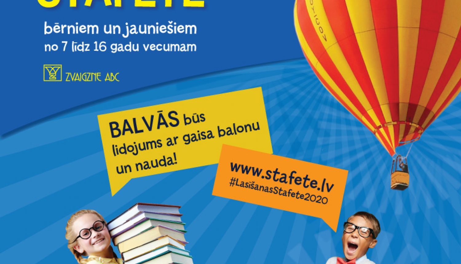 Lasīšanas stafete 2020 ir sākusies!