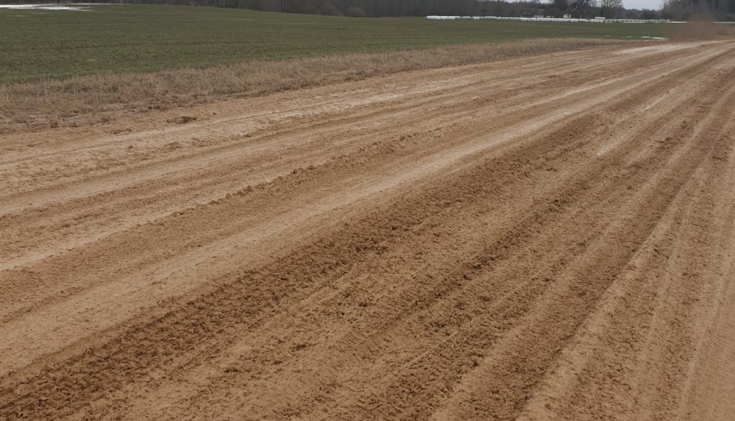 Panākta virzība Lauberes ceļa infrastruktūras sakārtošanā