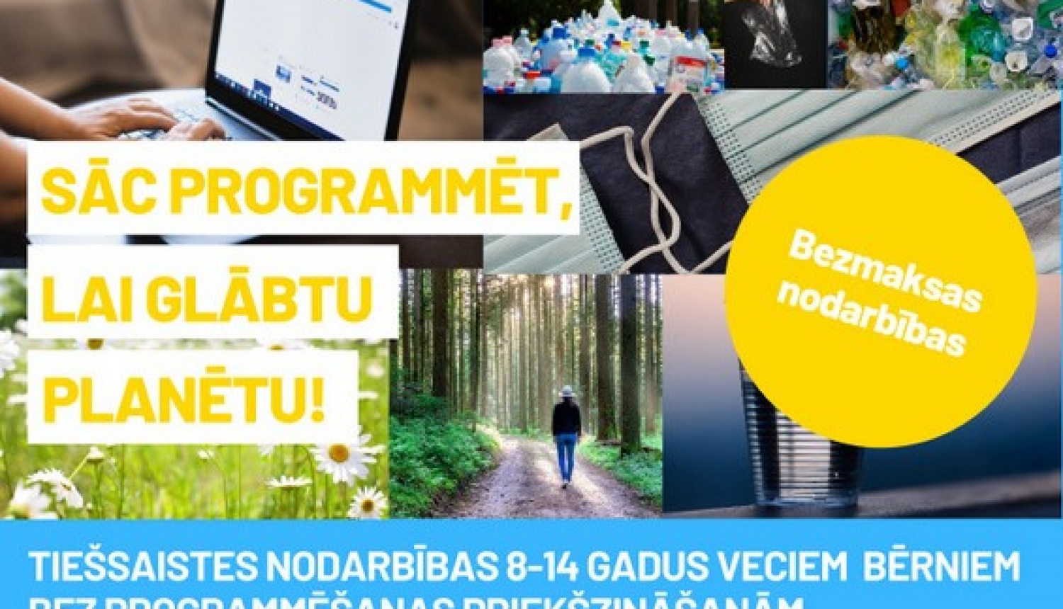 Aicina pieteikt bērnus programmēšanas nodarbībām