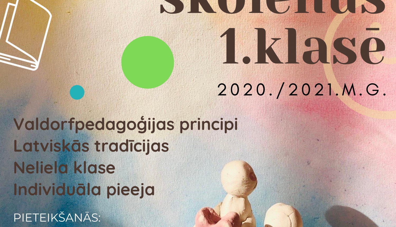 Ogres Baltā skola uzņem skolēnus 1. klasē
