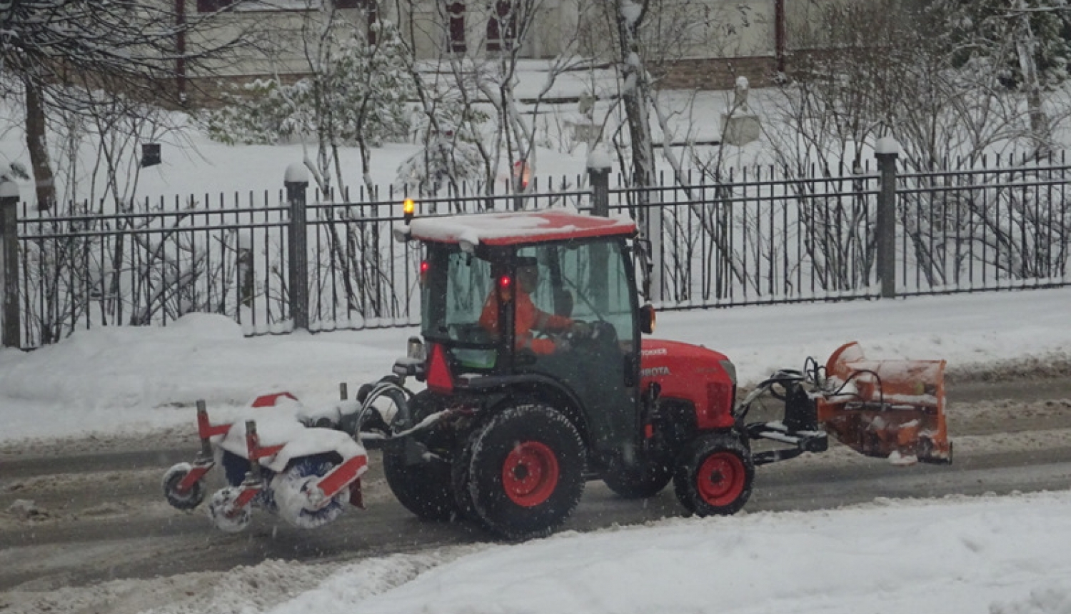 Šobrīd galvenā rūpe – sniega tīrīšana