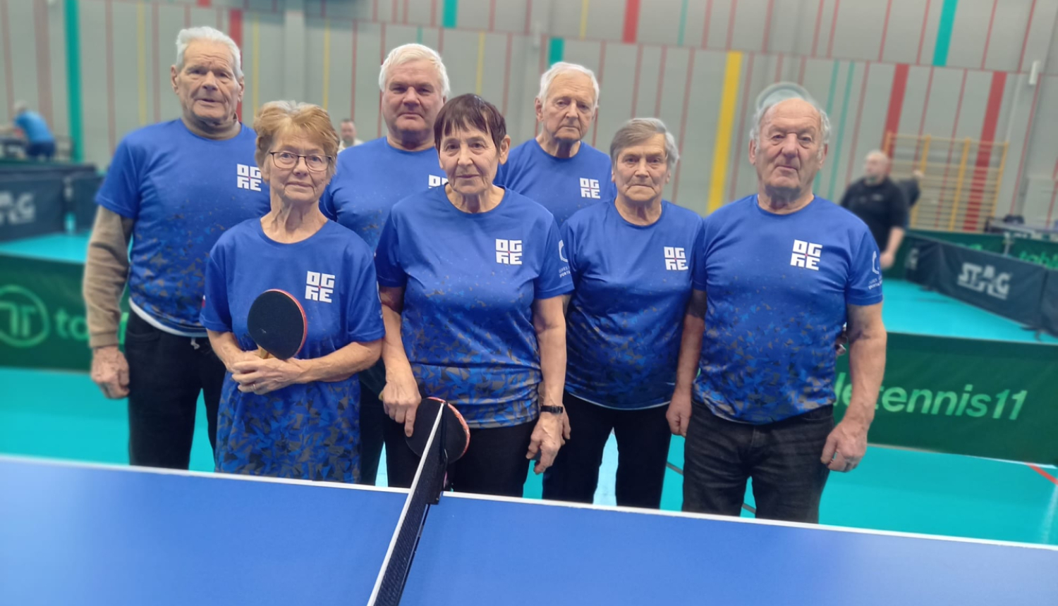 Ogres novada galda tenisistiem medaļu birums 62. LSVS pašvaldību sporta spēlēs