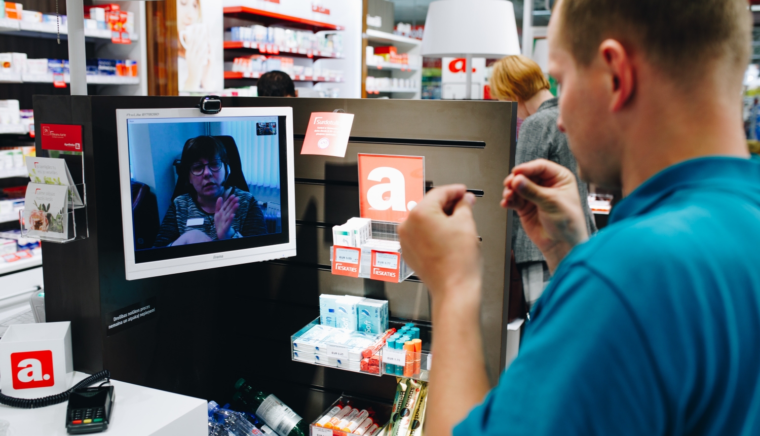 Apotheka aptiekā Ogrē pieejams zīmju valodas tulks