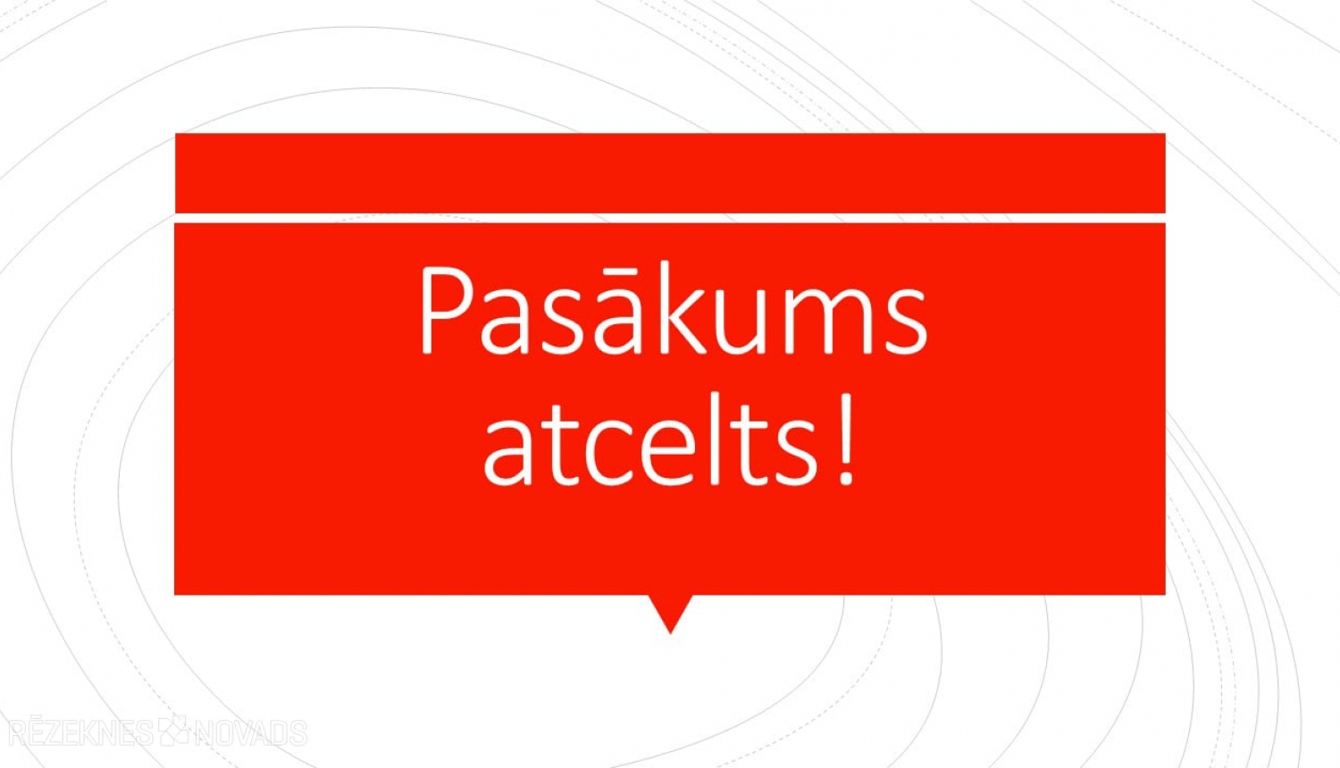 Atcelts pasākums
