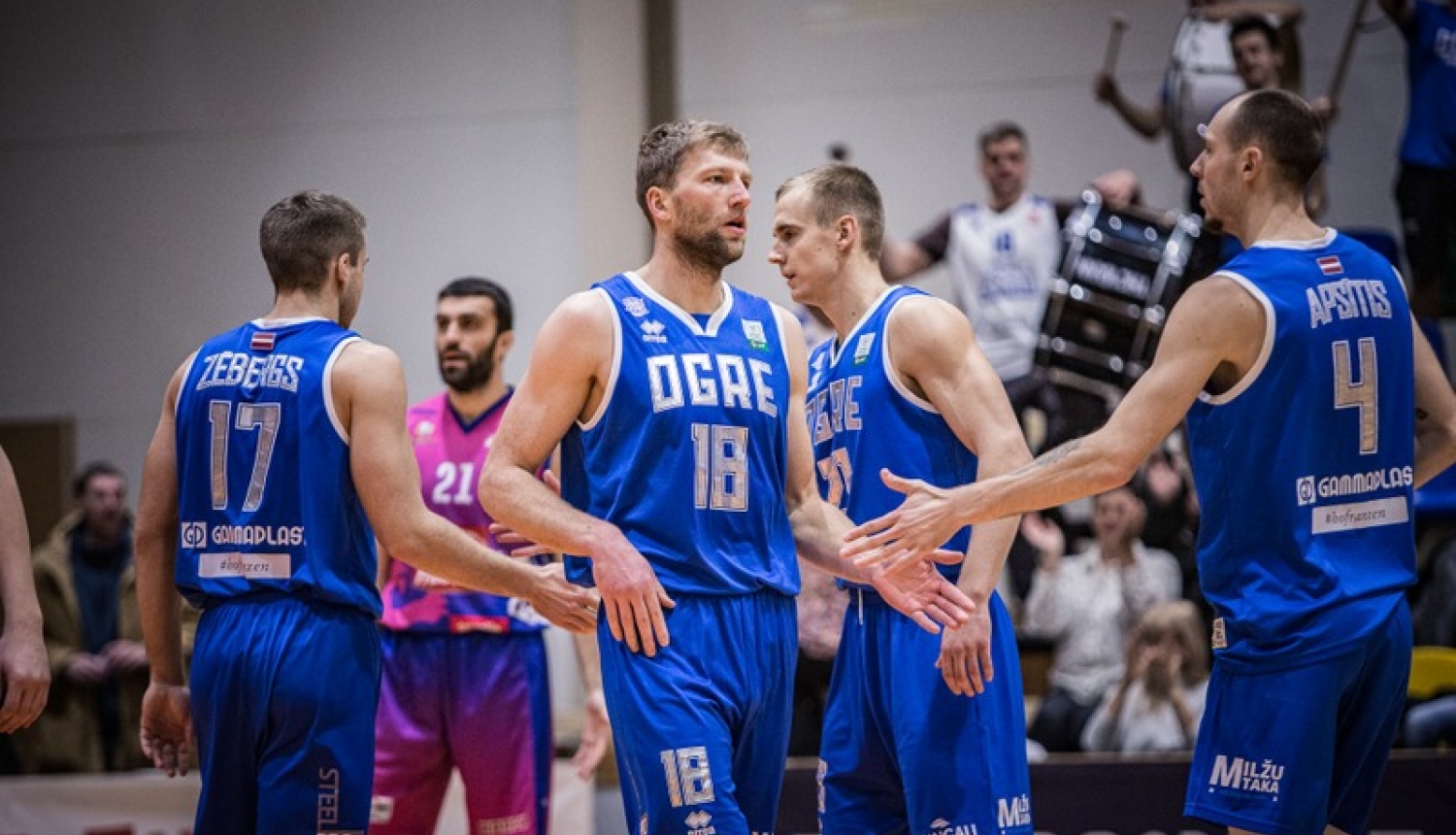 BK "Ogre" izcīna vēl vienu uzvaru
