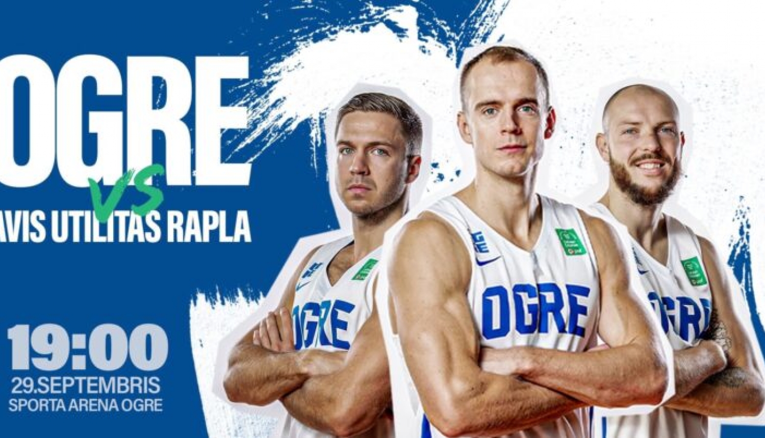 Avis Utilitas Rapla”: BK Ogre plakāts