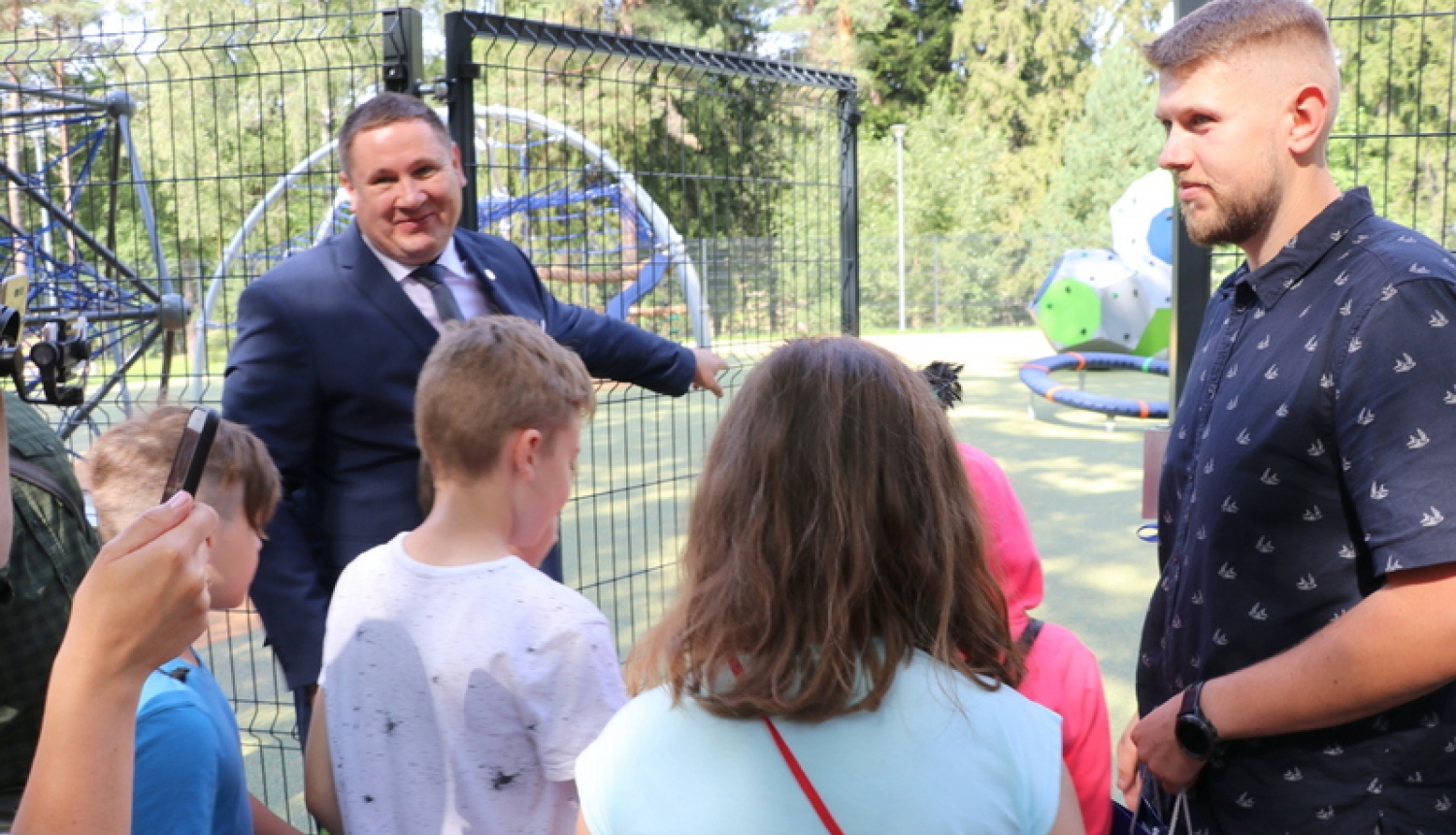 Atklāts bērnu rotaļlaukums J.Čakstes prospektā