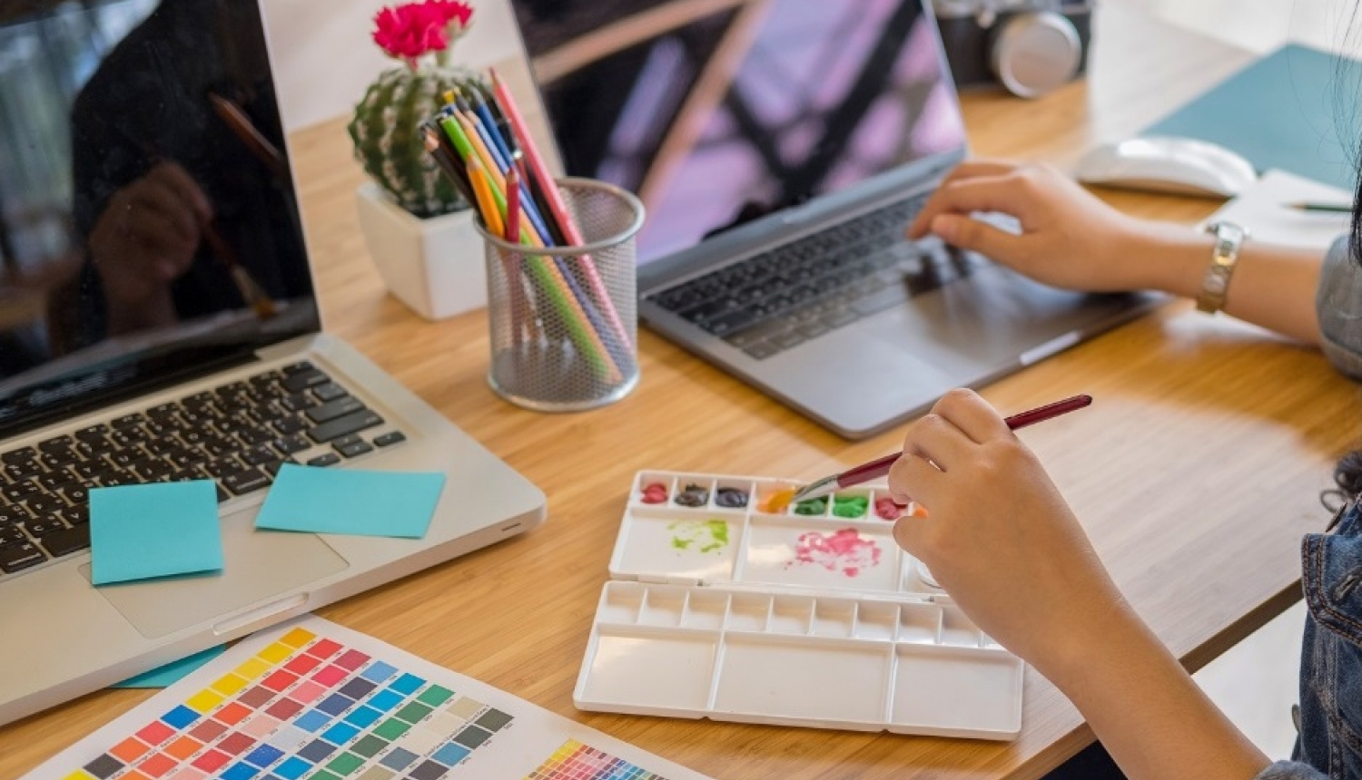 Ogres reģiona bibliotekāri apgūst Canva lietošanu