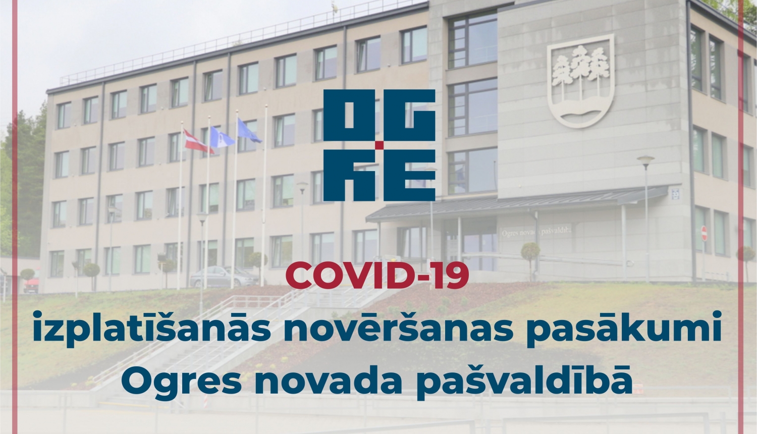 Par COVID-19 infekcijas izplatīšanās novēršanas pasākumiem Ogres novada pašvaldībā