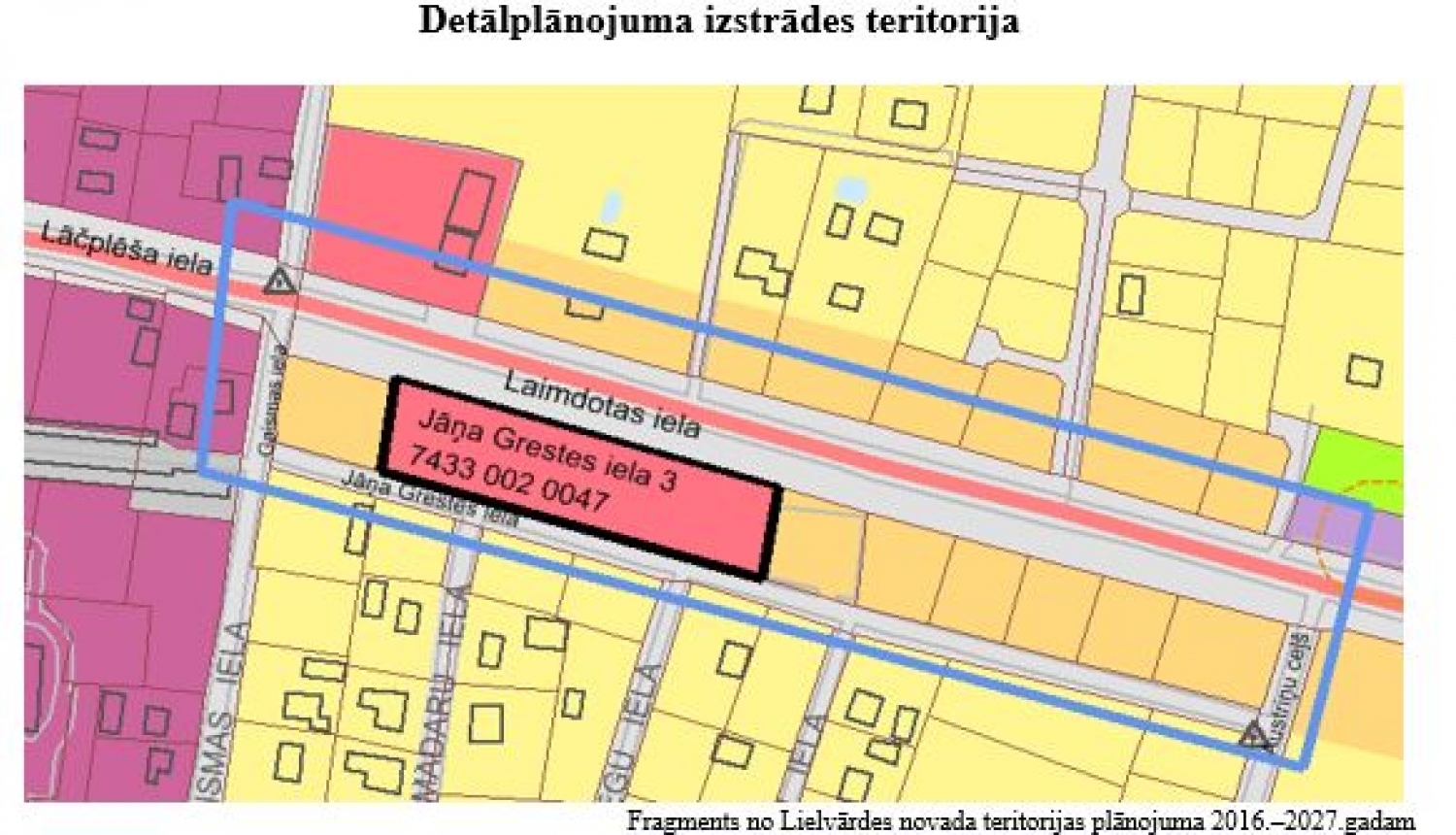 detalplanojums gestes iela Lielvarde