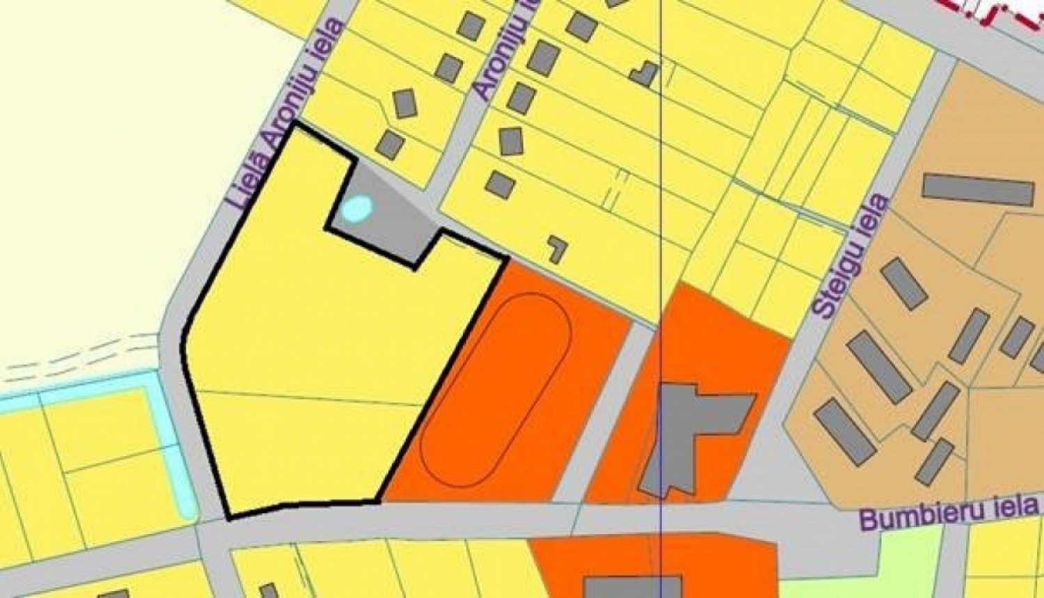 Paziņojums par detālplānojuma zemes vienībai Aroniju ielā 16 un Ābeļu ielā 1A, Ogresgalā, izstrādes pārtraukšanu