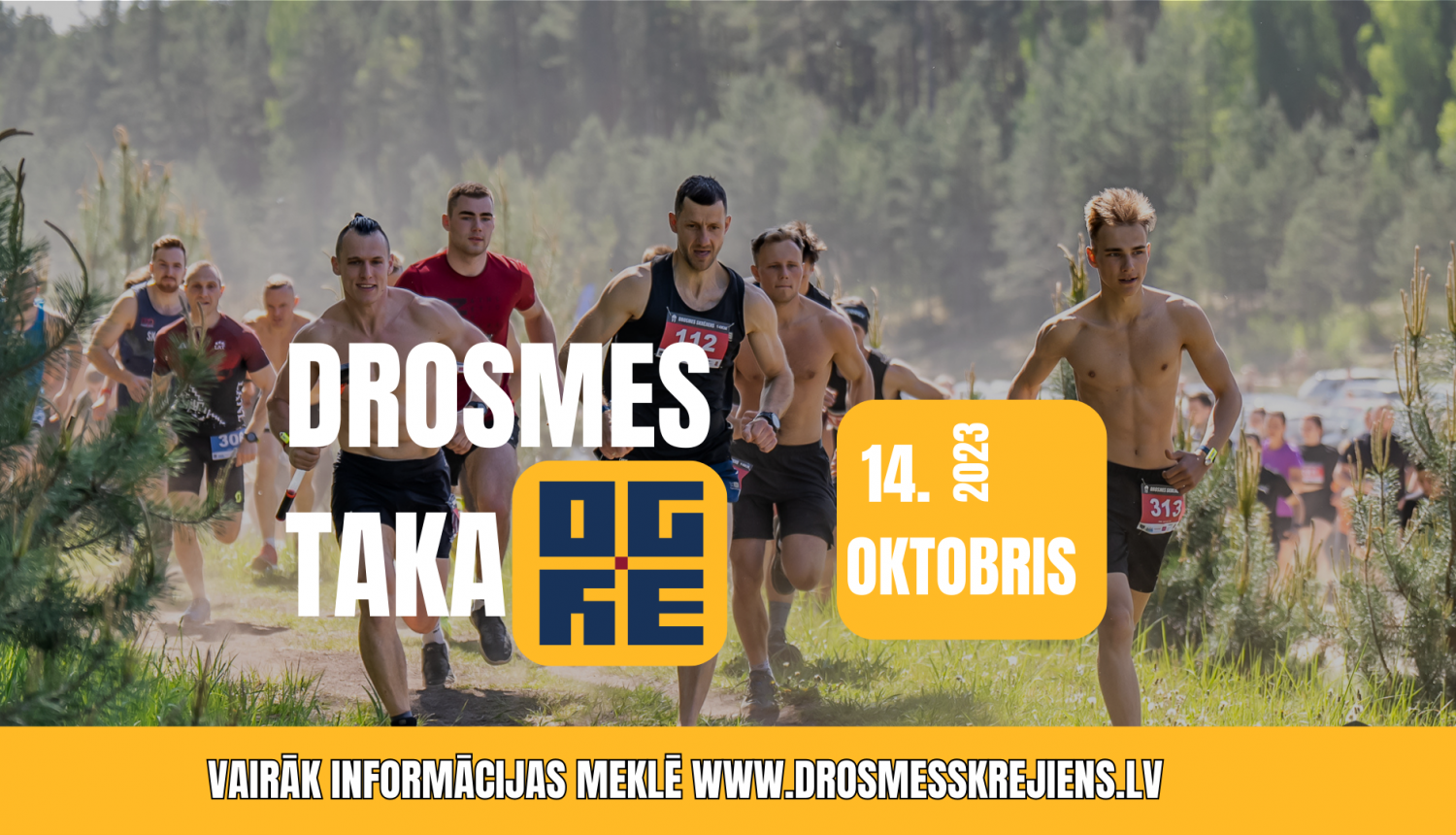 Drosmes taka plakāts 14.10.2023.