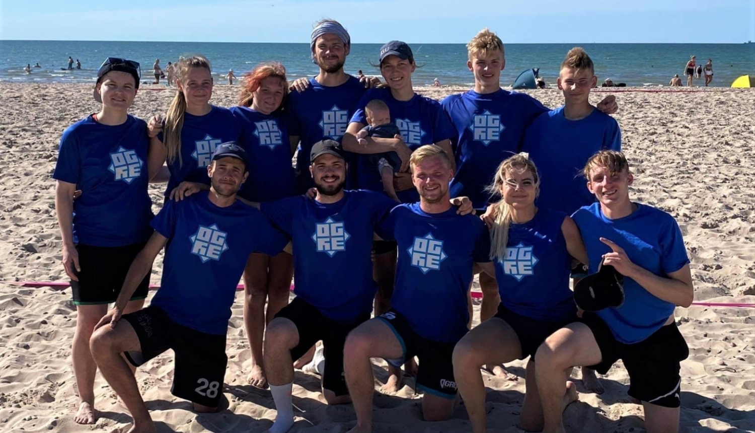 Ogrēniešiem bronza Latvijas pludmales čempionātā frisbijā