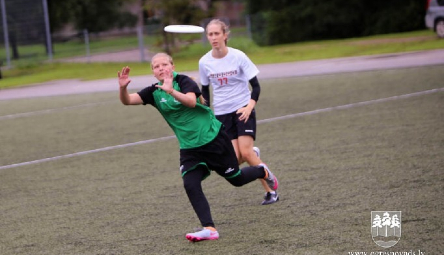 Ogres frisbijistiem sudrabs un bronza Latvijas čempionāta