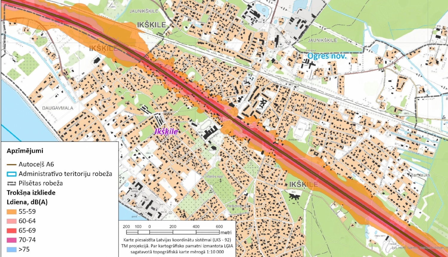 VSIA "Latvijas Valsts ceļi" Tehniskajā komisijā apstiprināja autoceļu trokšņa kartes